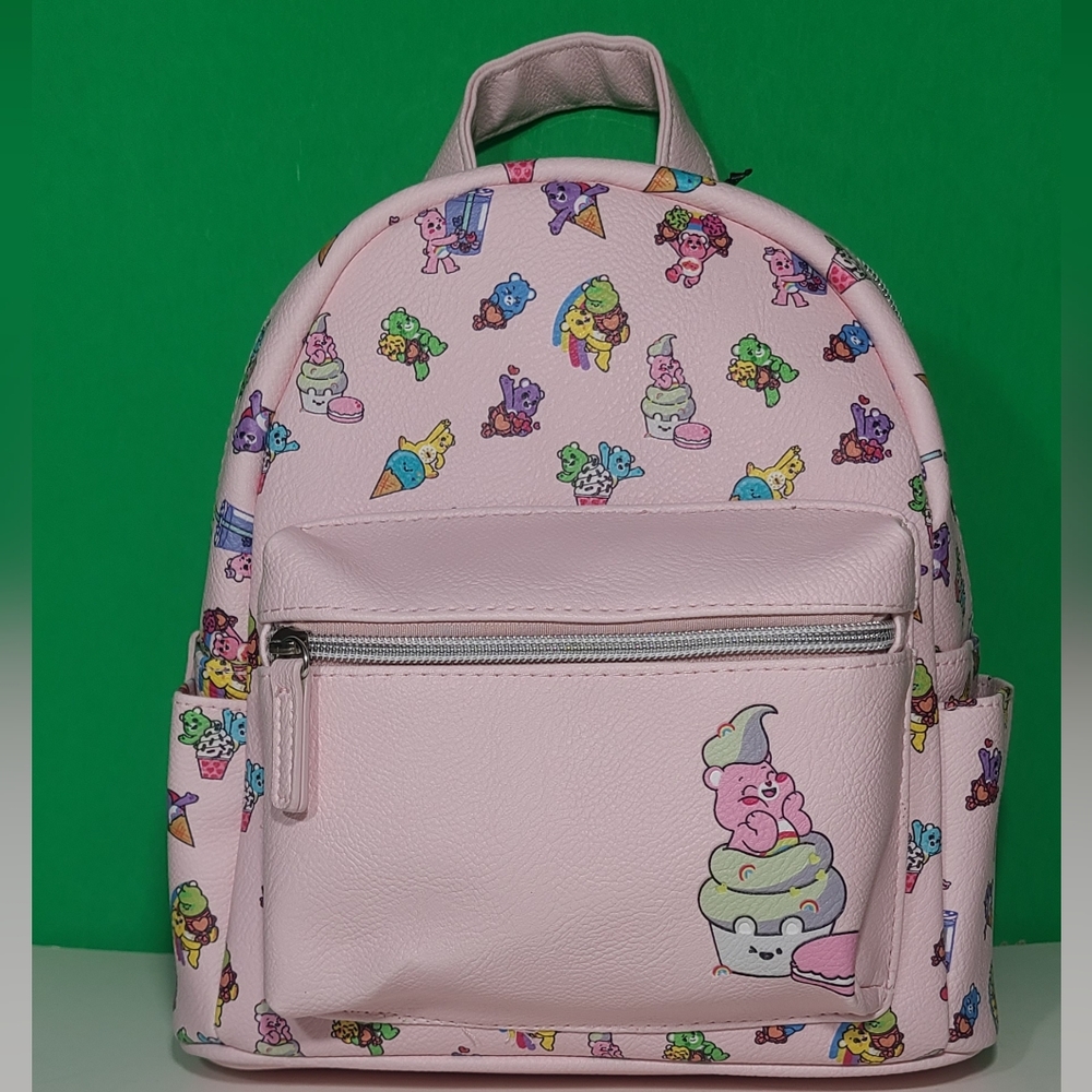 Carebears Treats Mini Backpack Rainbow Magic Boba Cupcake Macaroon Bag Care Bear